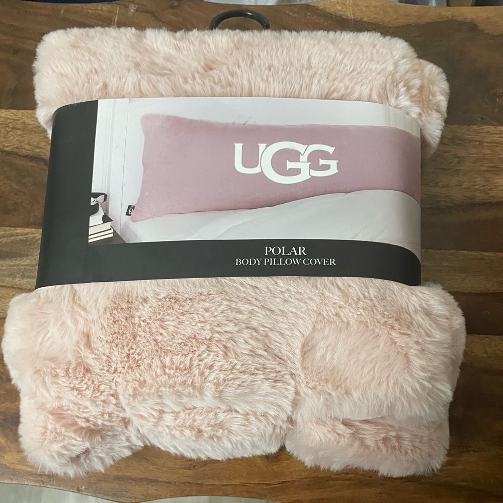 UGG Pink Polar Body Pillow Cover